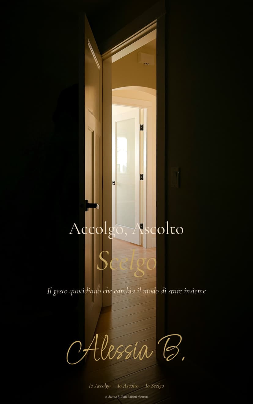 Copertina Accolgo, Ascolto, Scelgo